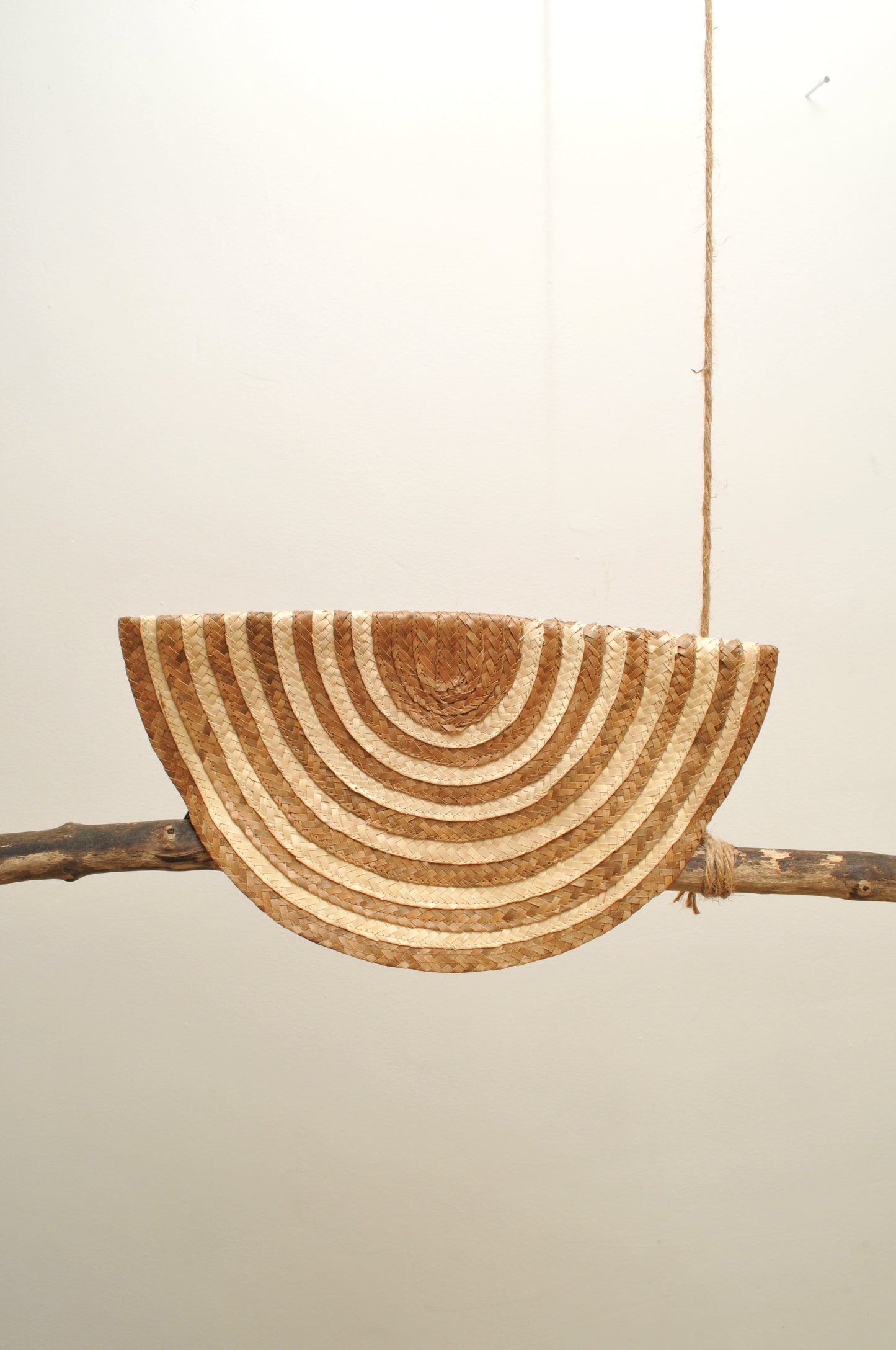 Half Moon Straw Clutch