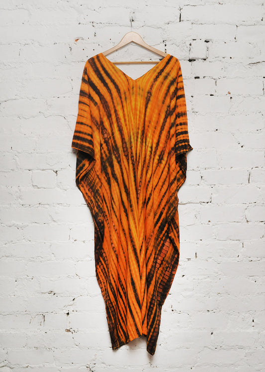 Kaftan Dress in Tiger