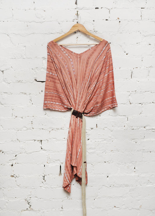 Midi Kaftan Dress in Dusky Pink