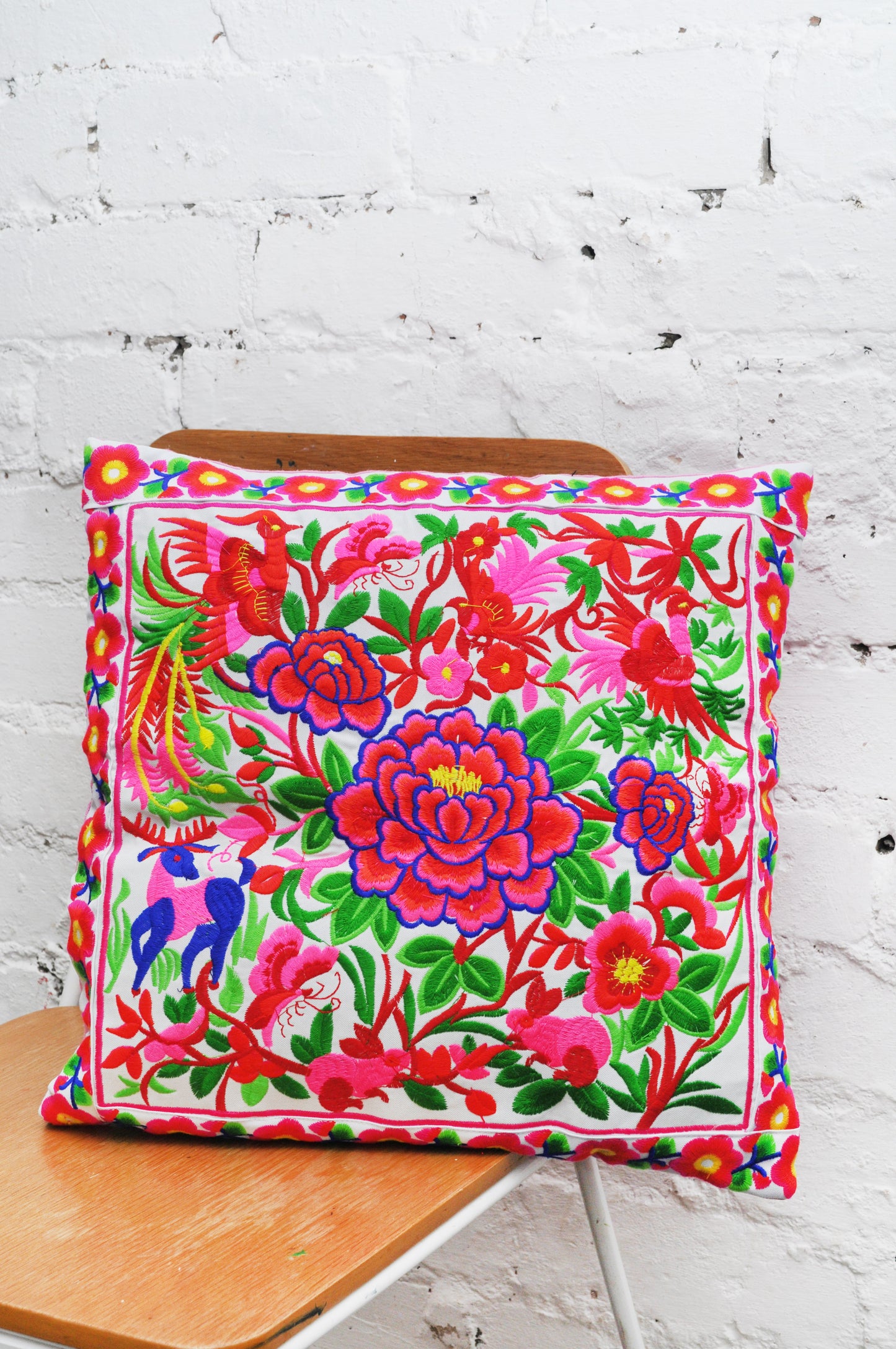 Hill Tribe Cushion - Floral