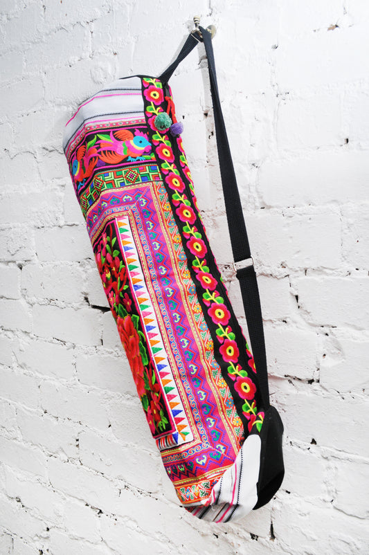 Yoga Bag - Pink Flower