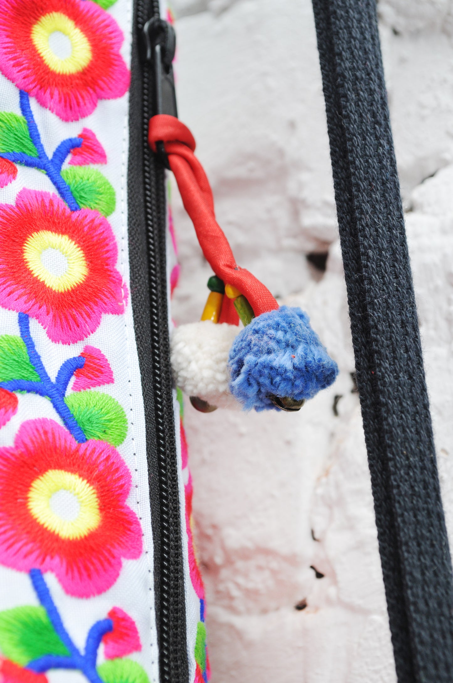 Yoga Bag - Flower White