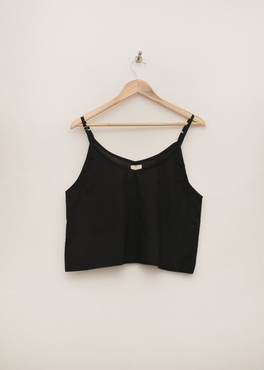 Saras Cami - Cotton - Black