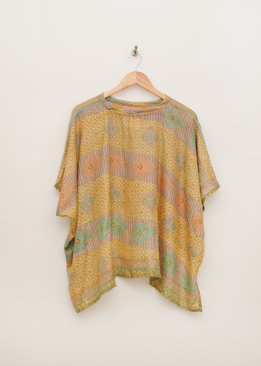Leela Top - Recycled Silk - 008