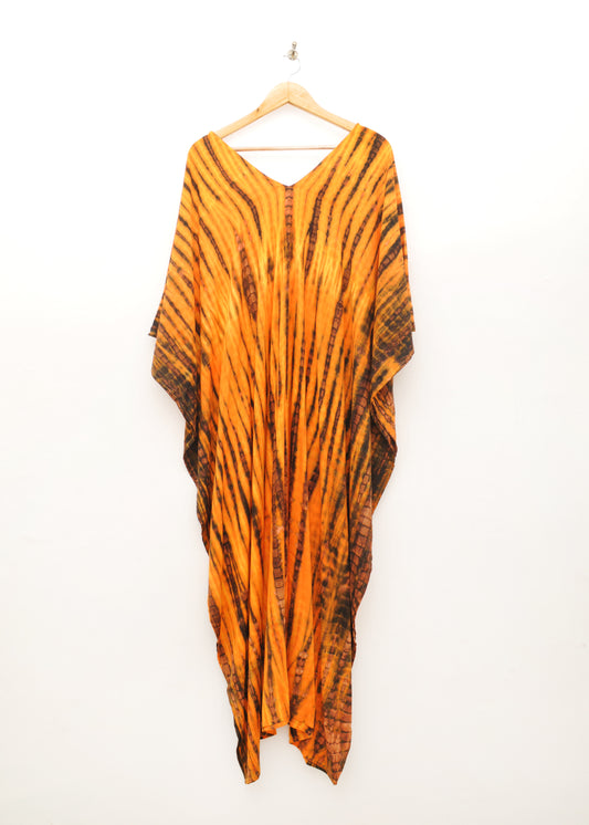 Kaftan Dress in Orange