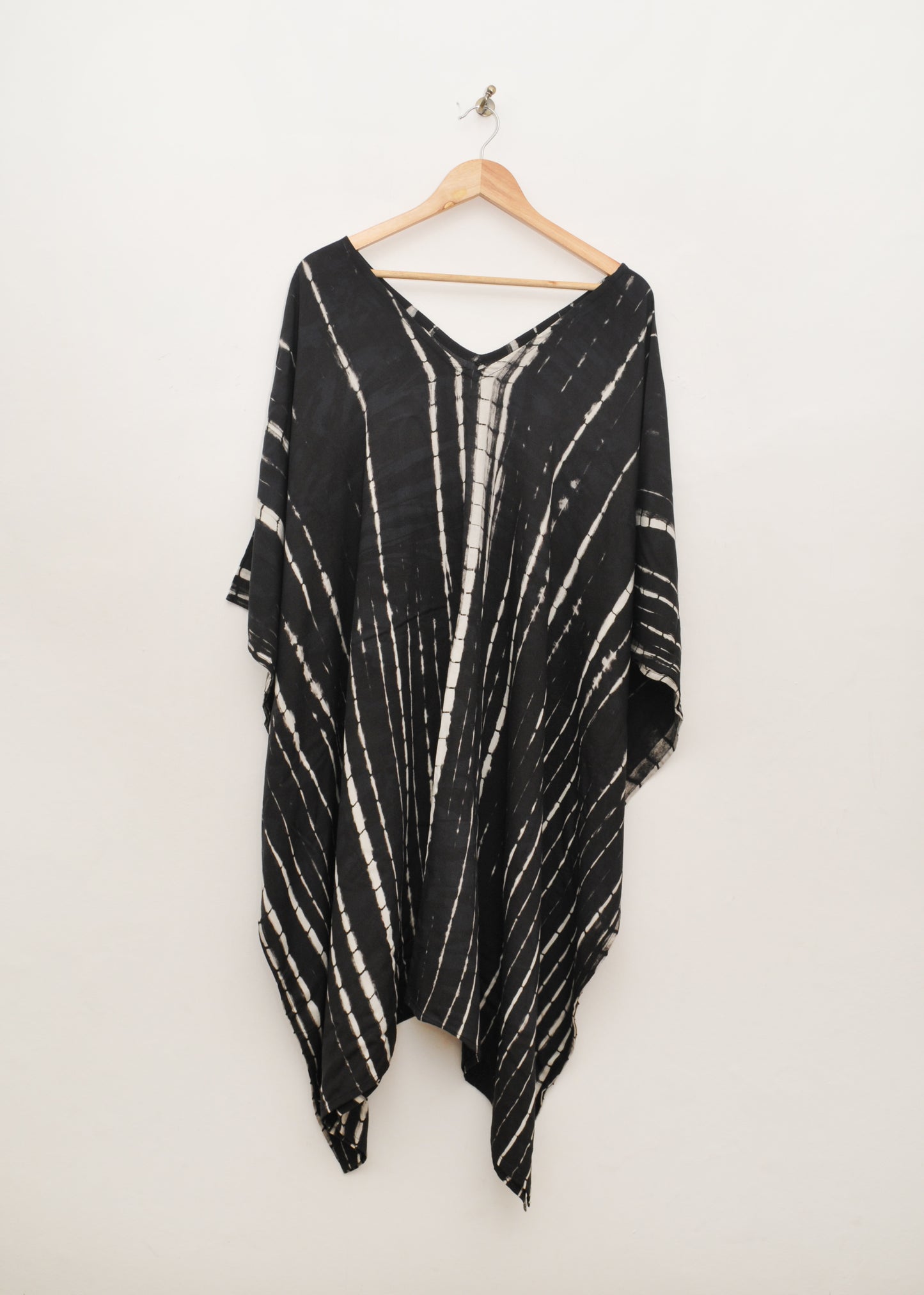 Midi Kaftan Dress in Black