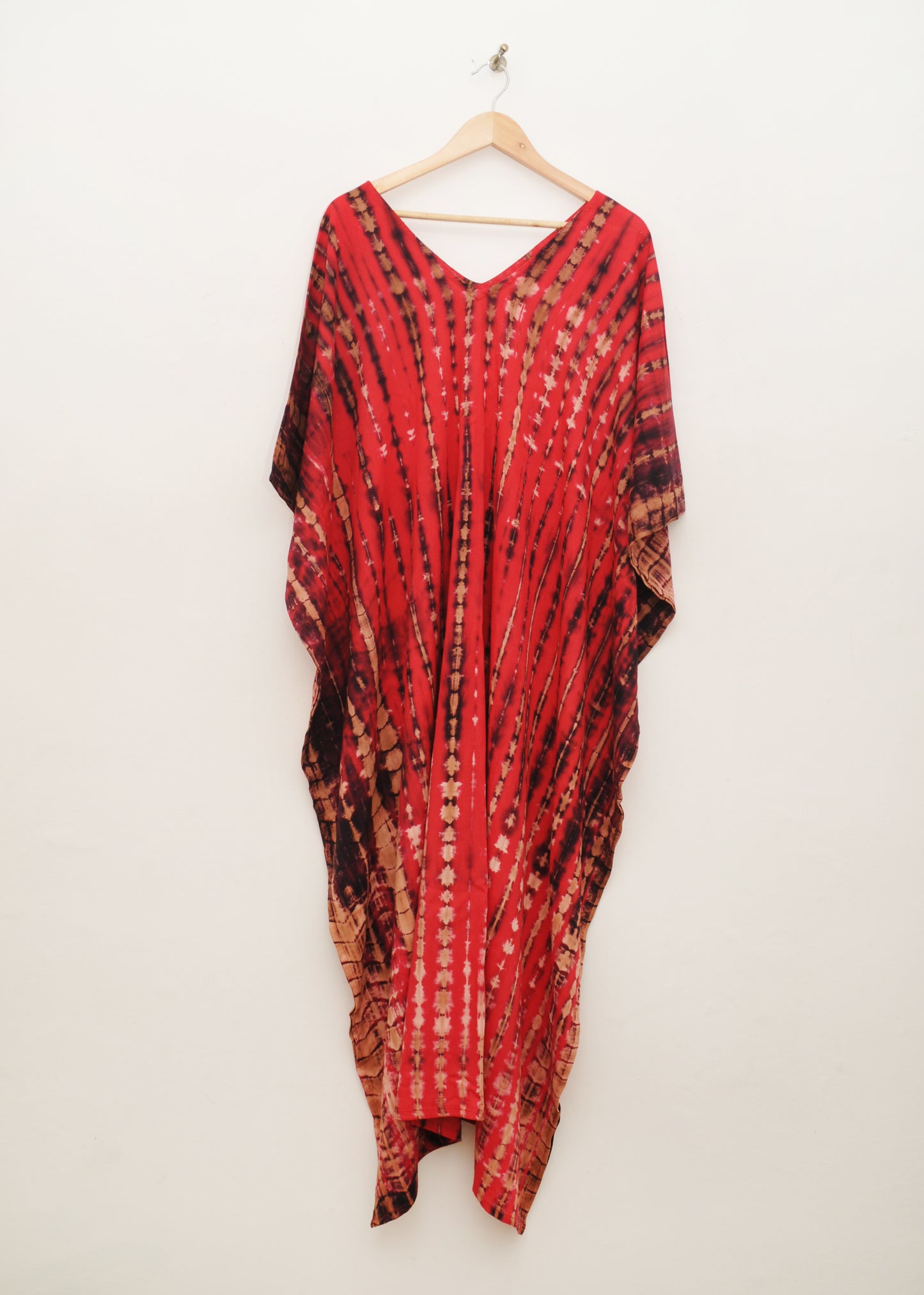 Kaftan Dress in Scarlet