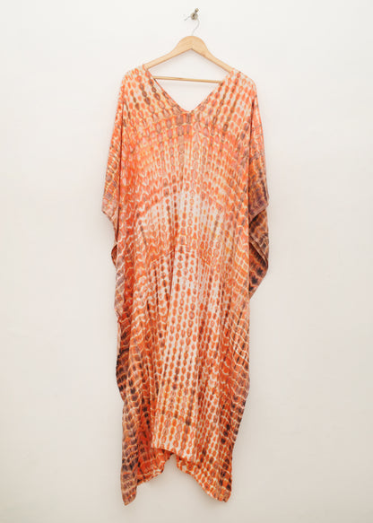 Kaftan Dress in Coral