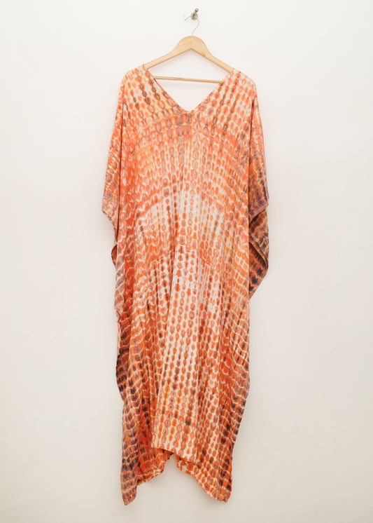 Kaftan Dress in Coral